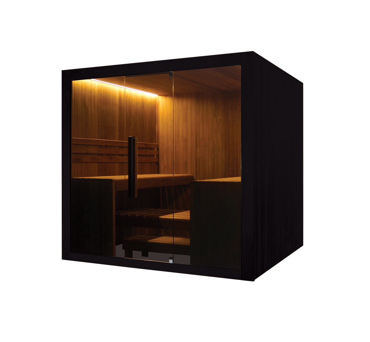 Hekla Traditional 220 Nero – 6-Person Electric Sauna
