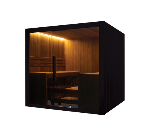 Hekla Traditional 220 Nero – 6-Person Electric Sauna