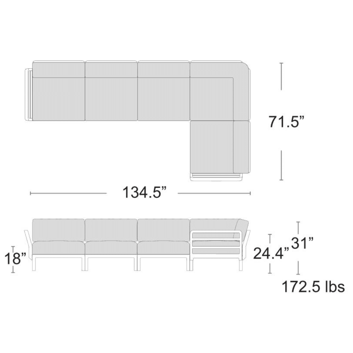Maximo 5 Deep Seating Set By Nardi