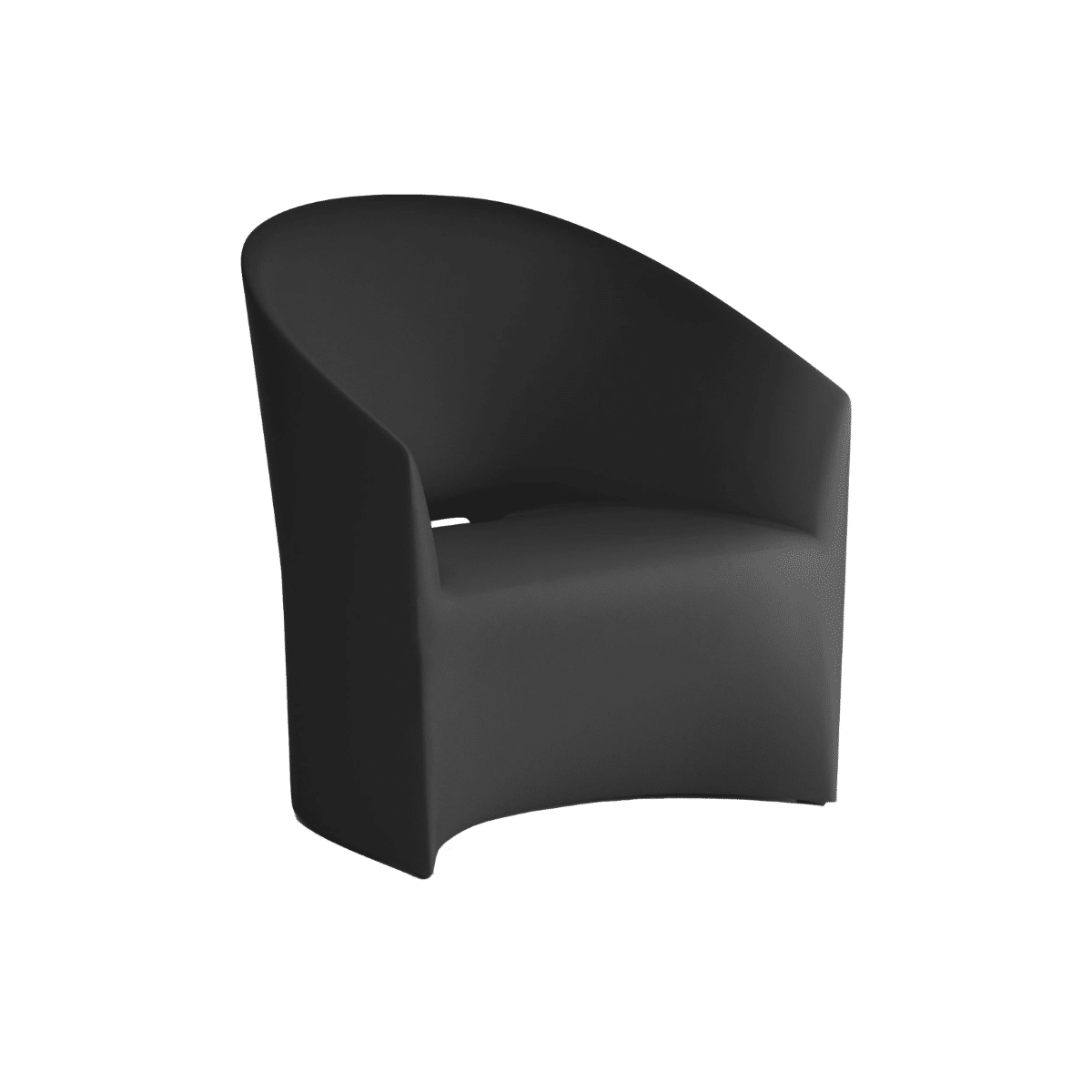 Pine Beach Club Chair Graphite by Serralunga