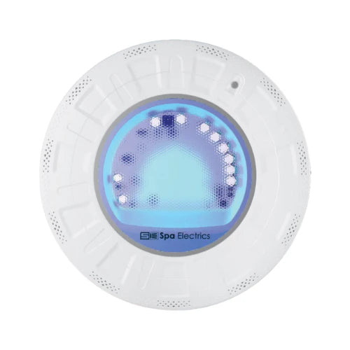 10" Retro Light - Colour LED, 12V, 45W, White Trim