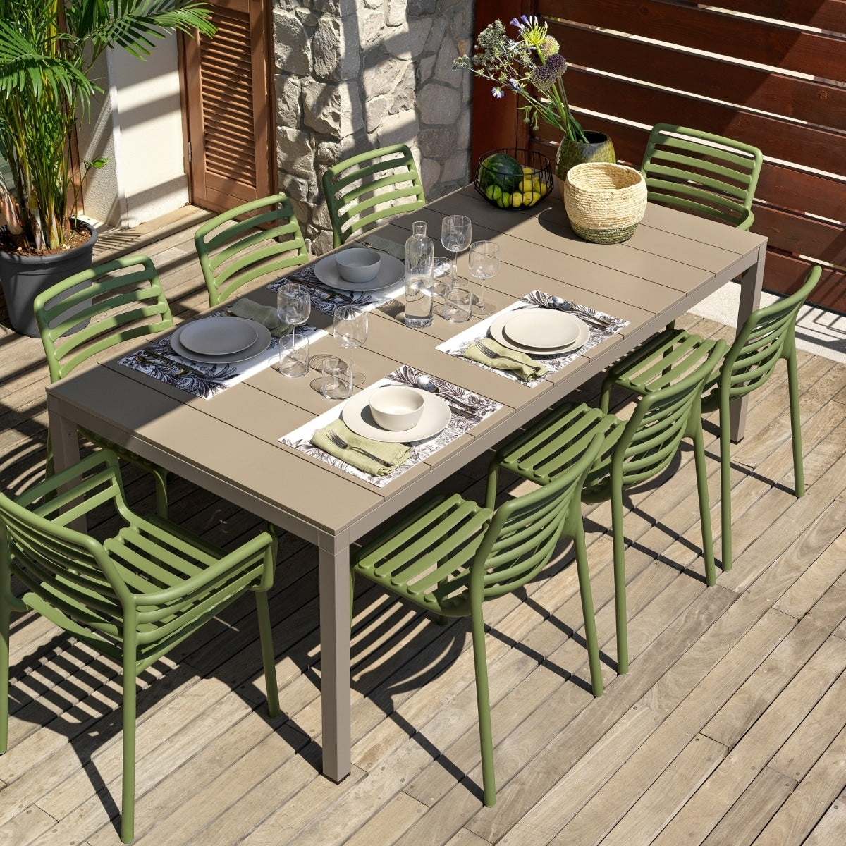 Rio 210 Resin Extendable Dining by Nardi