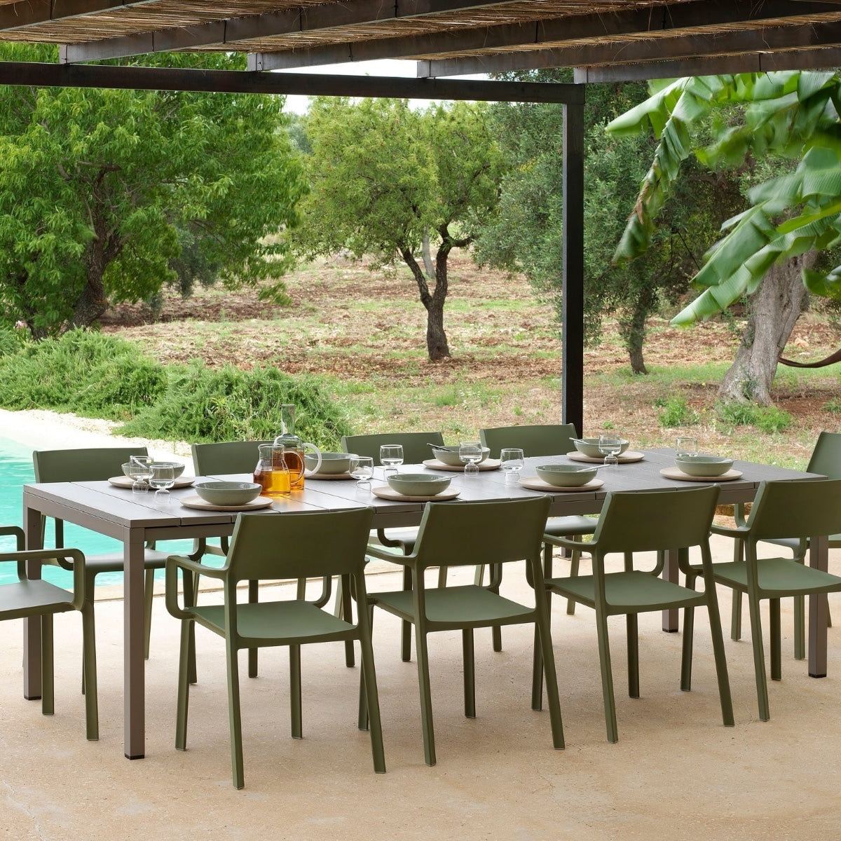 Rio 210 Resin Extendable Dining by Nardi