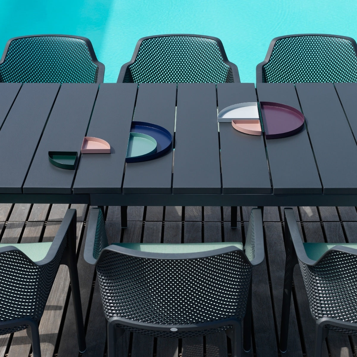 Rio 210 Resin Extendable Dining by Nardi