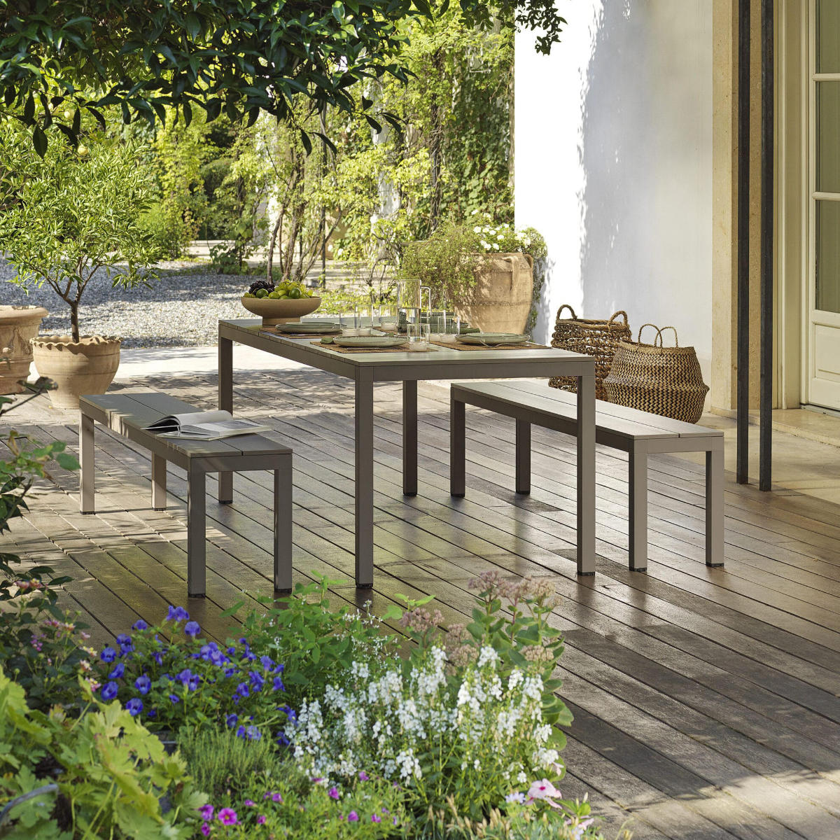 RIO Aluminum Bench by Nardi