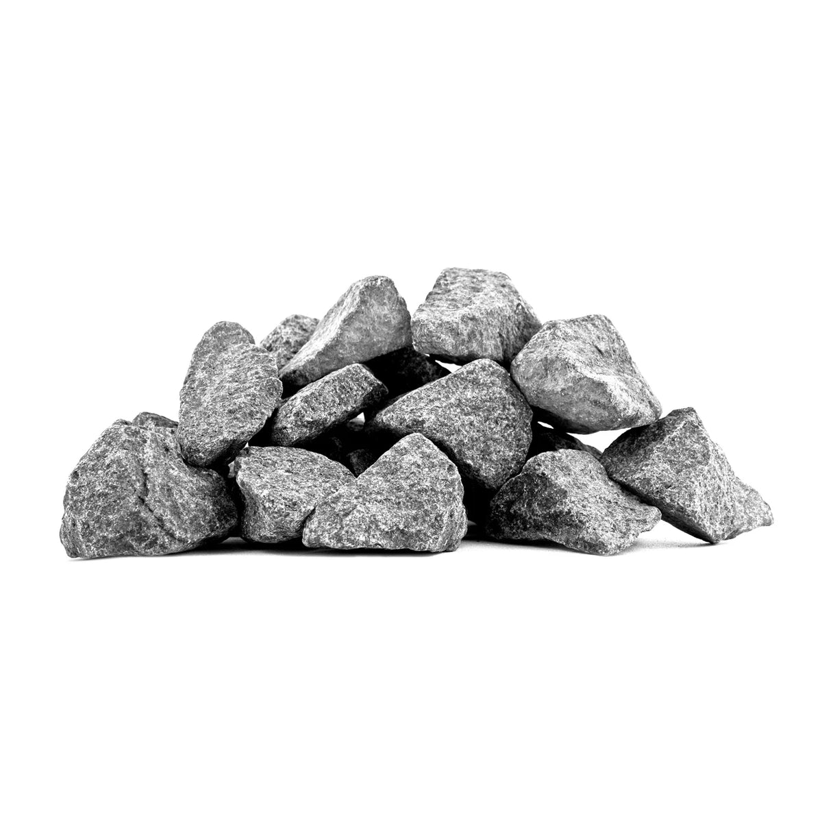 Grey basalt sauna stones