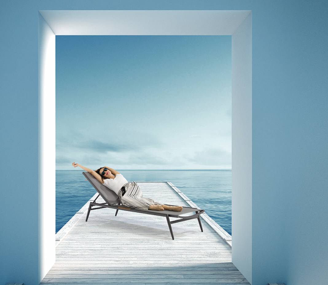 Polo - Chaise Lounger - By Couture Jardin