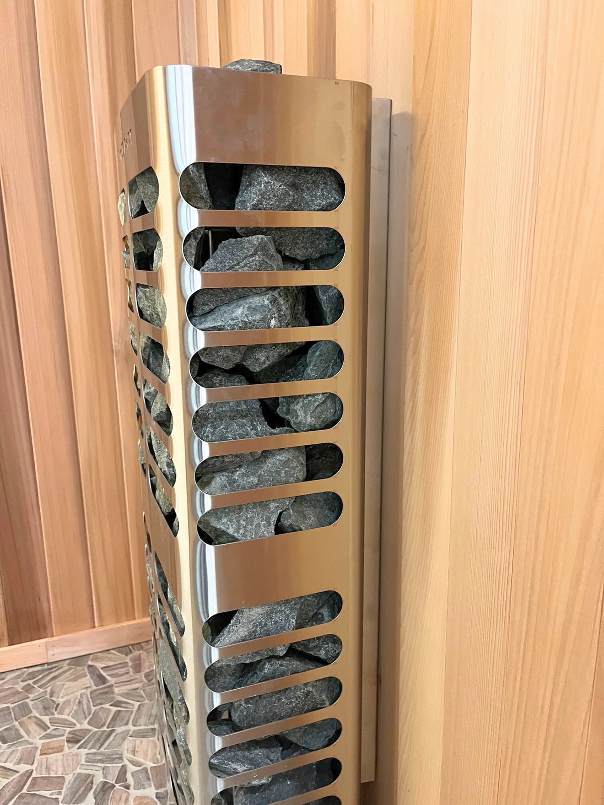 Revive Slim heater with full-height stainless heat shield