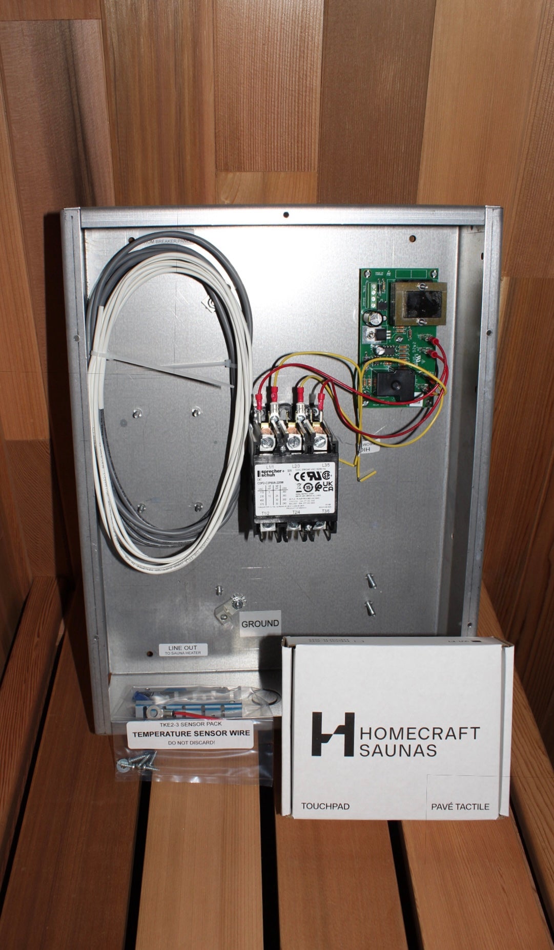 TKE3 indoor contactor box interior
