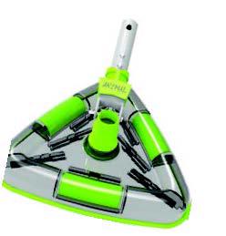 Animal Max Clear Triangle Brush Vac W/Swivel Handle
