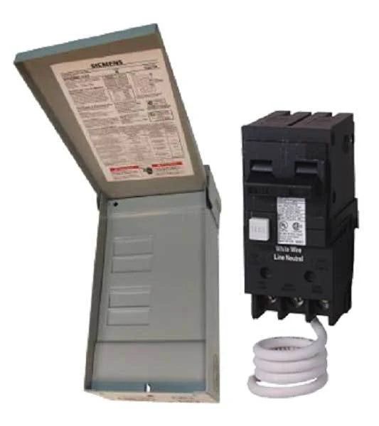 Siemens Spa Kit GFI / GFCI Outdoor Panel - 60 amp