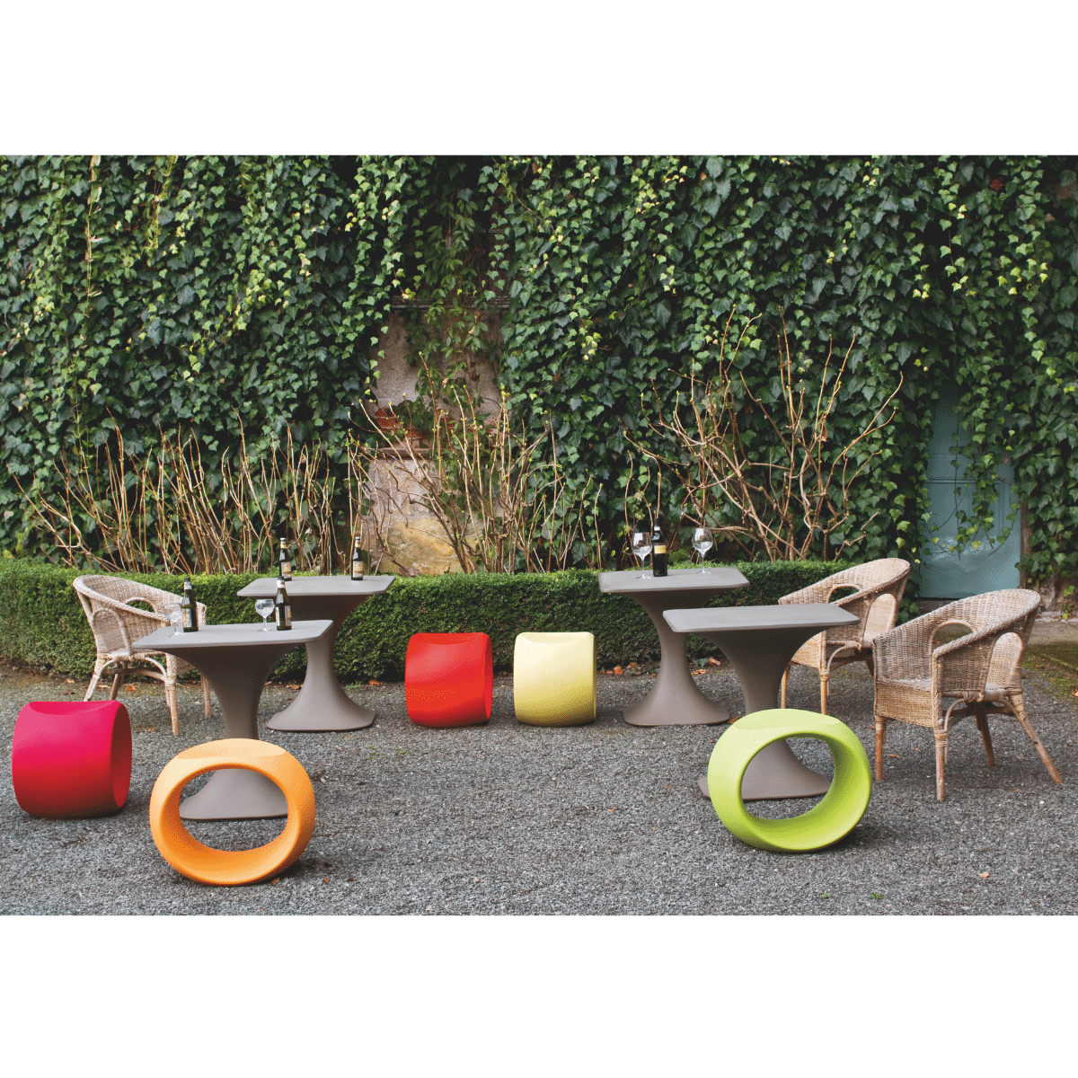 Cero side table/stool by Serralunga