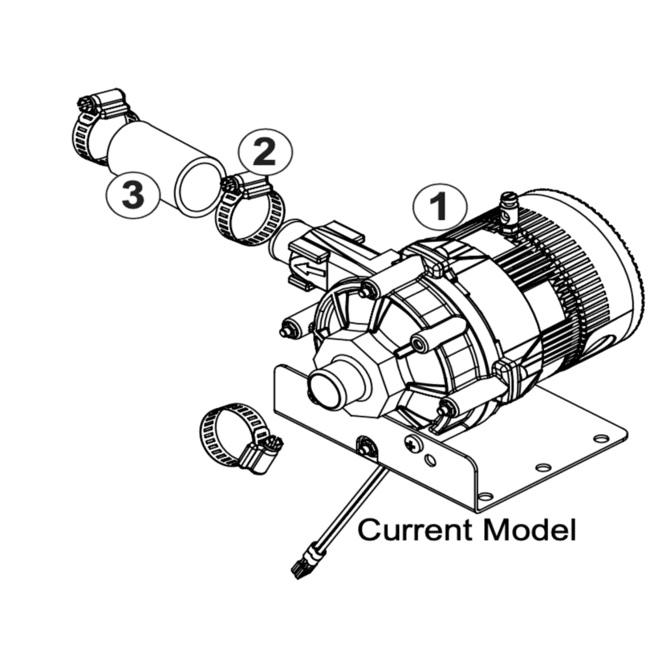 Circulation Pump Kit – Jacuzzi J-300 Non-Convertible 240V (2002–2011)
