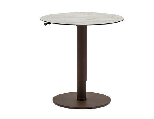 ENJOY round adjustable height table By Couture Jardin