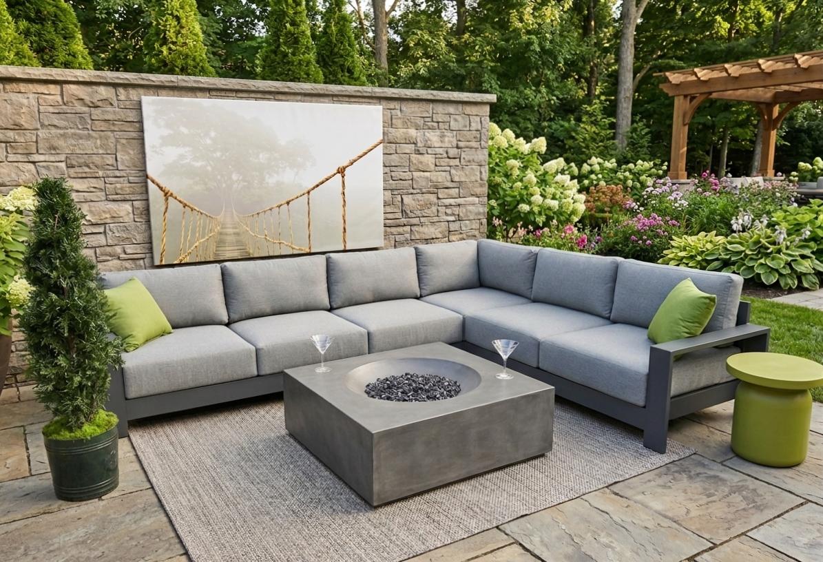 SKY Sectional Anthracite - By Couture Jardin