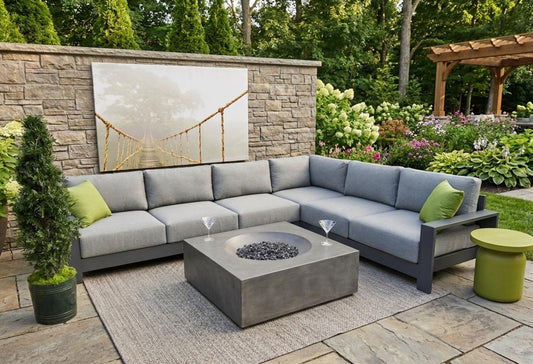 SKY Sectional Anthracite - By Couture Jardin