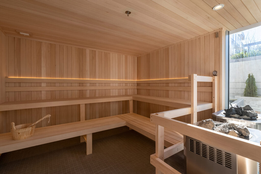 Customized Homecraft cedar sauna kit