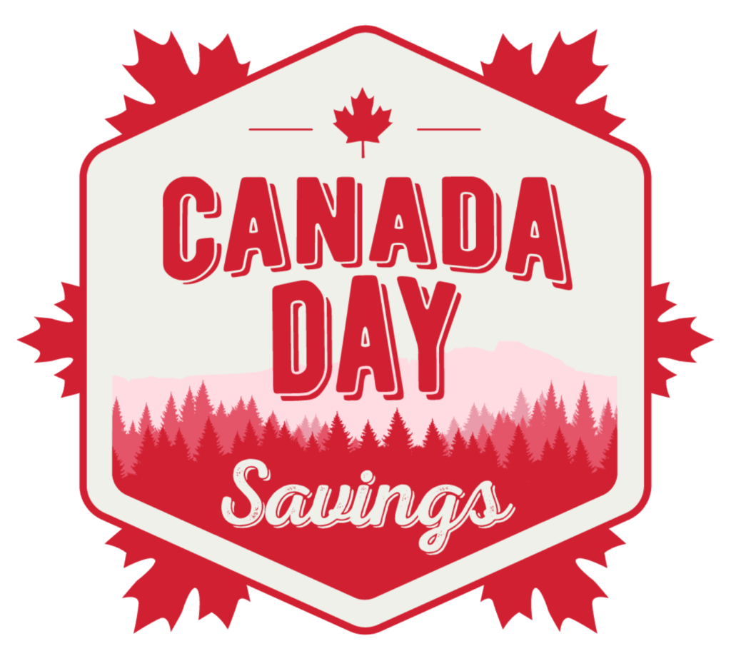 Canada Day Savings Graphic